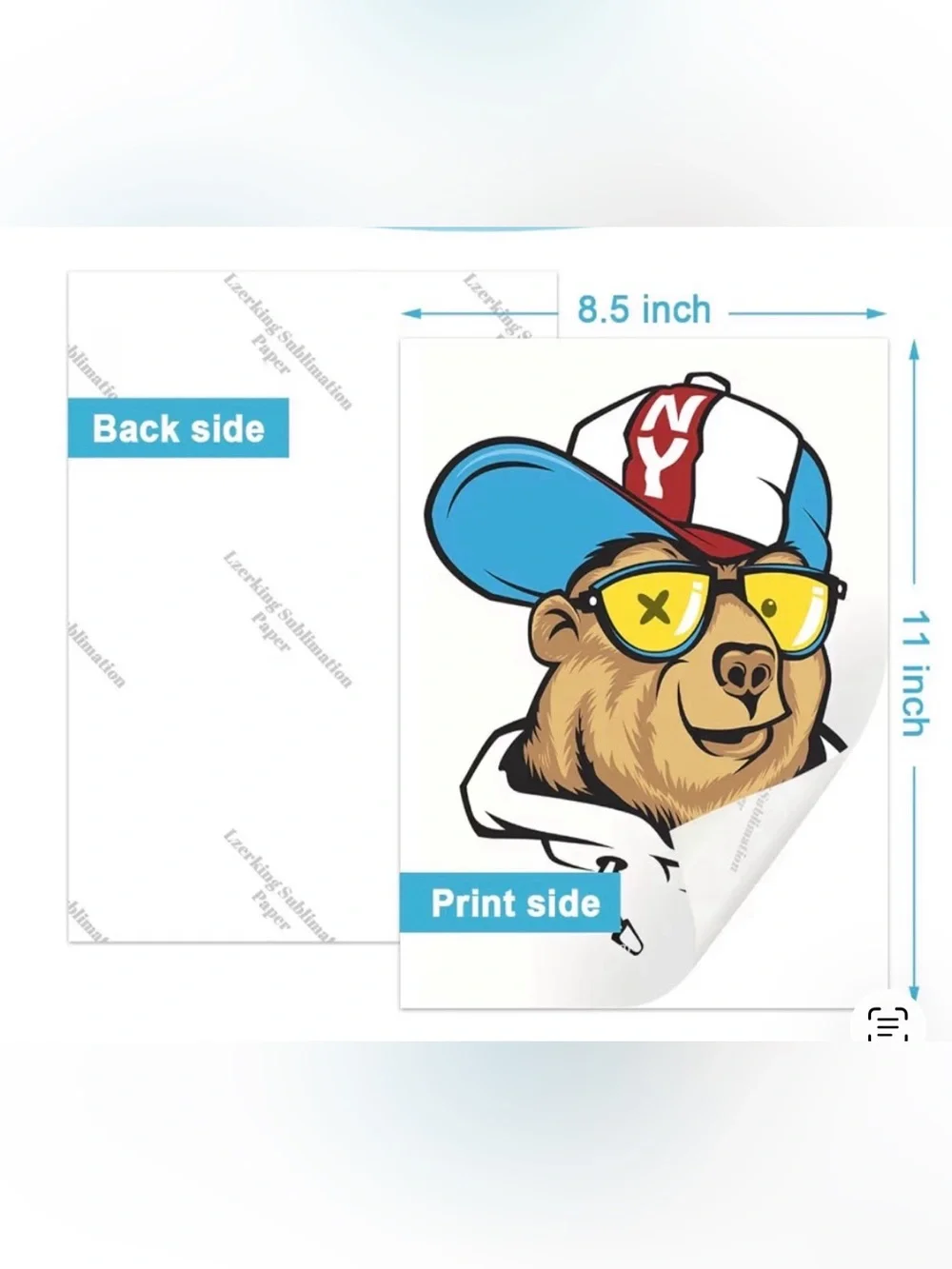 (New) 300 Sheets 8.5